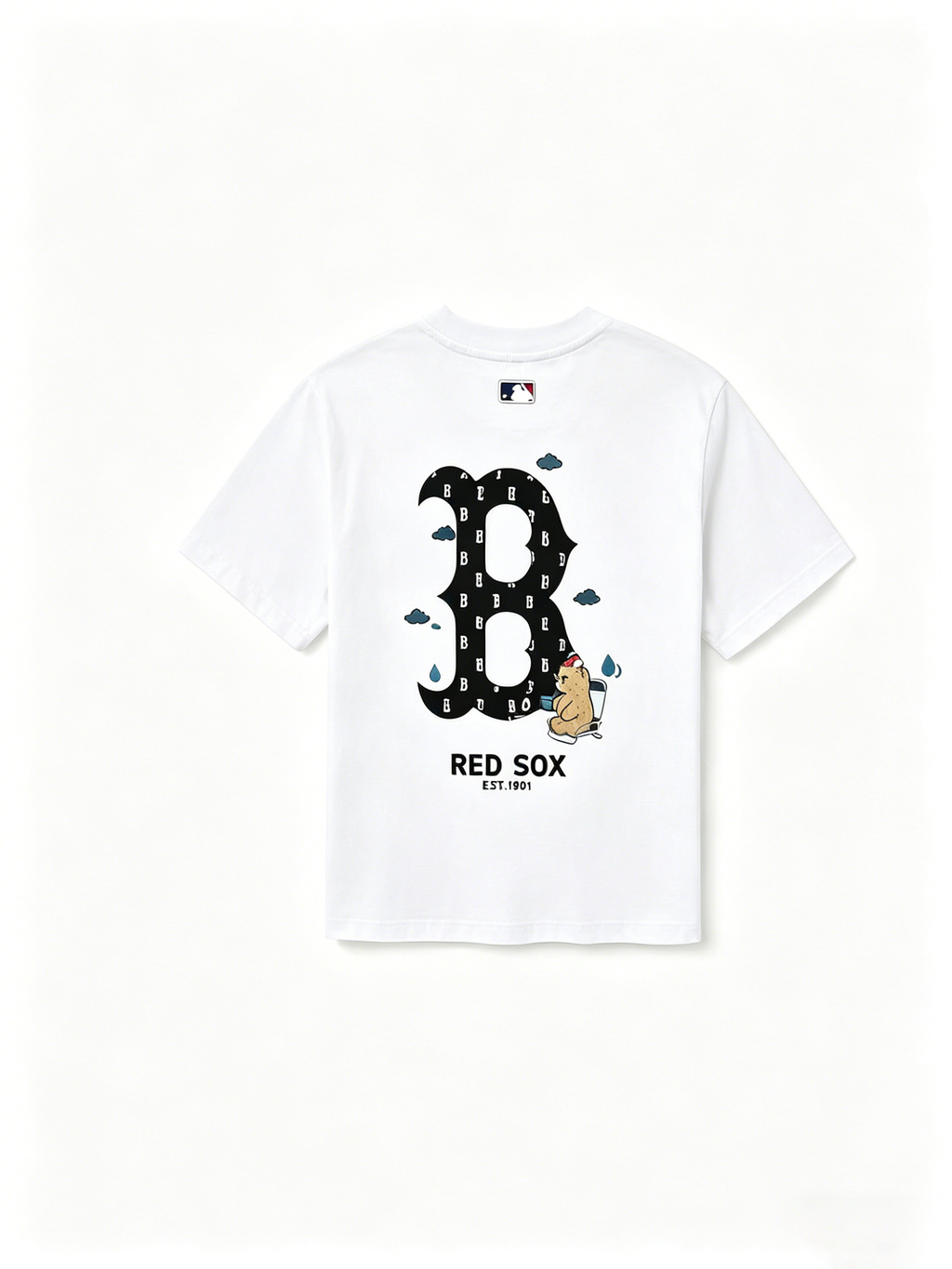 MLB Kaos Logo Seri Huruf, Unisex '"COD '" M-241 Ada 2 Pilihan Warna