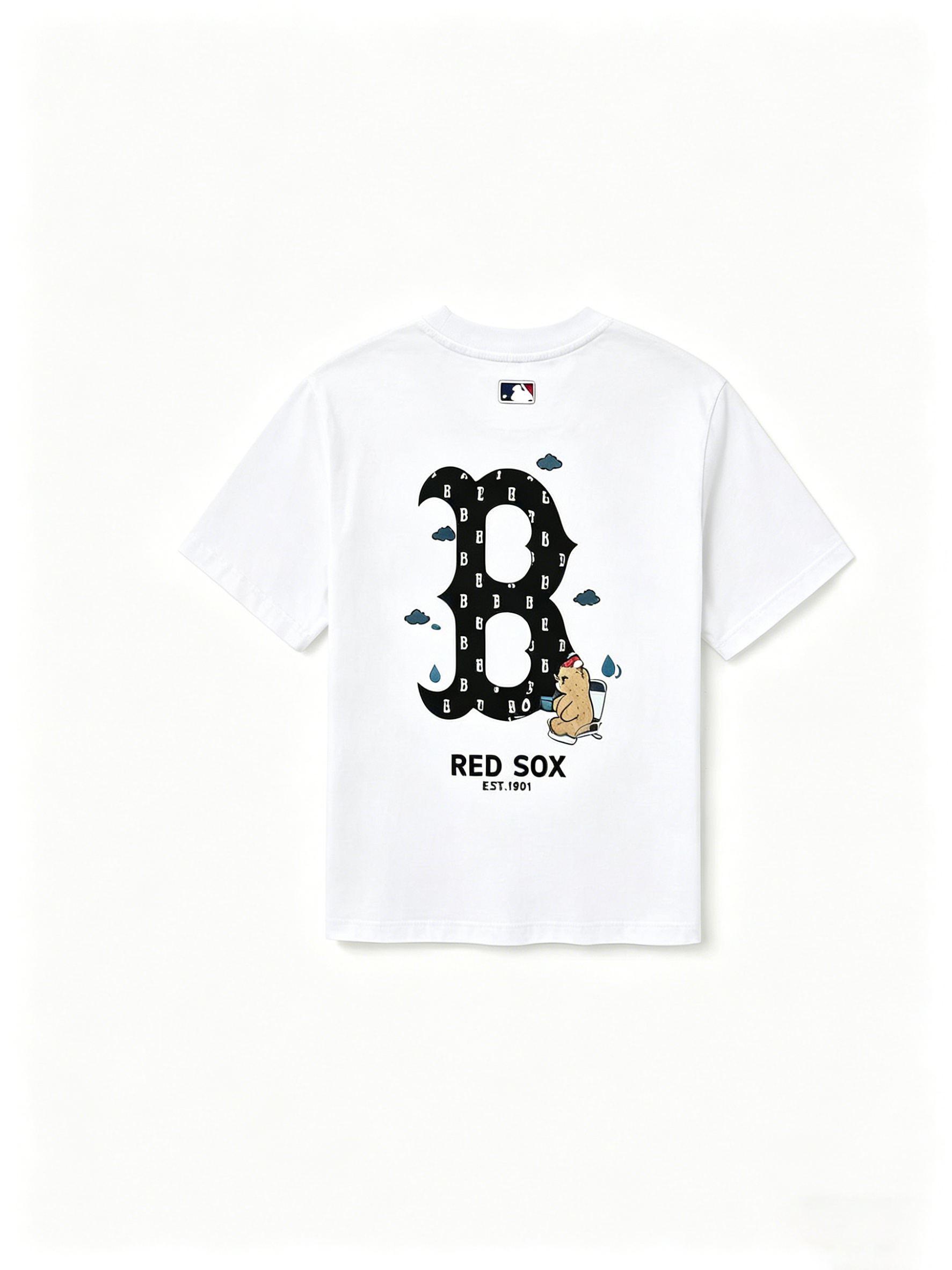MLB Kaos Logo Seri Huruf, Unisex '"COD '" M-241 Ada 2 Pilihan Warna