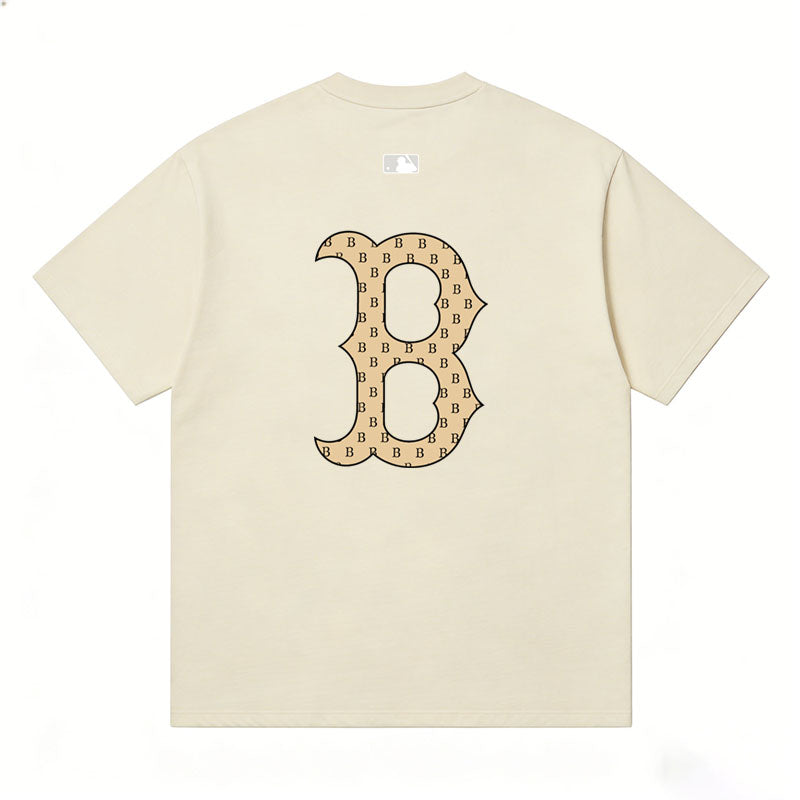 MLB Kaos Logo Seri Huruf, Unisex '"COD '" M-215 Ada 3 Pilihan Warna