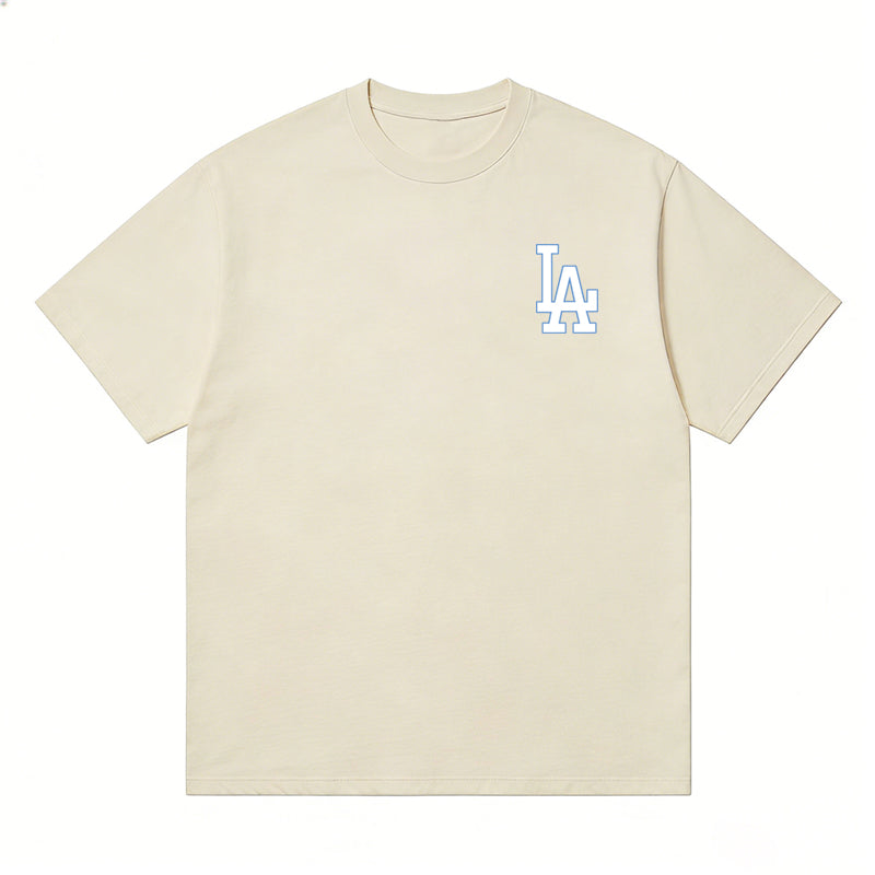 MLB Kaos Logo Seri Huruf, Unisex '"COD '" M-218 Ada 3 Pilihan Warna