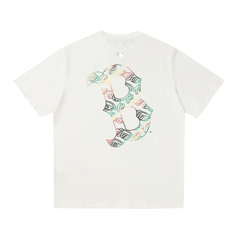 MLB Kaos Logo Seri Huruf, Unisex '"COD '" M-248 Ada 2 Pilihan Warna