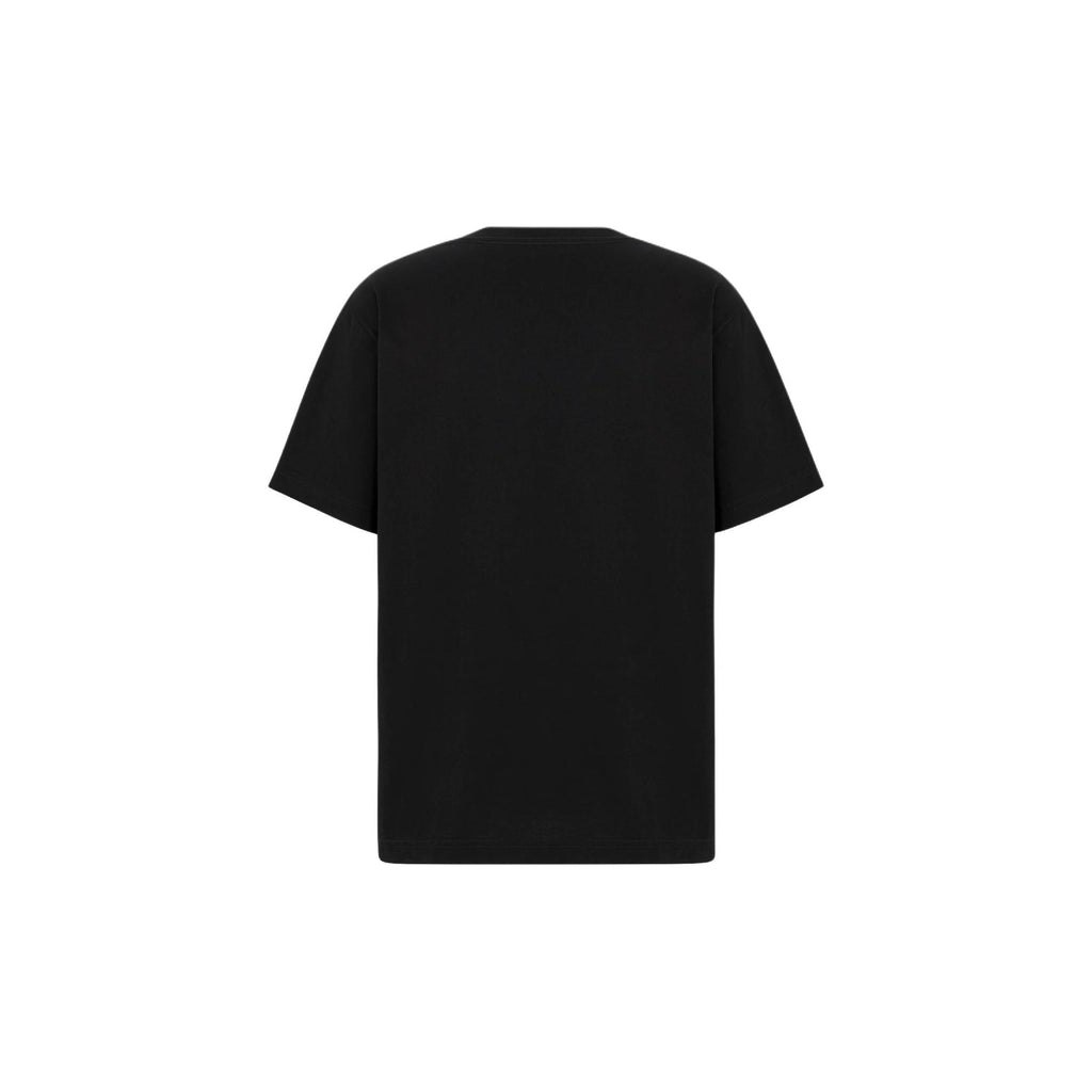 Kaos Pendek DIOR dengan Motif Gambar/Cetak, Cocok untuk Pria dan Wanita  -D-19