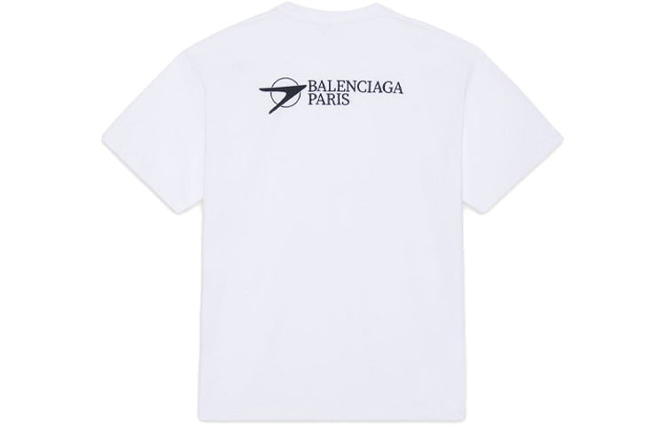 Kaos Pendek Balenciaga dengan Motif Gambar/Cetak, Cocok untuk Pria dan Wanita -BL-51