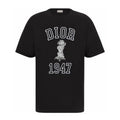 Kaos Pendek DIOR dengan Motif Gambar/Cetak, Cocok untuk Pria dan Wanita  -D-03