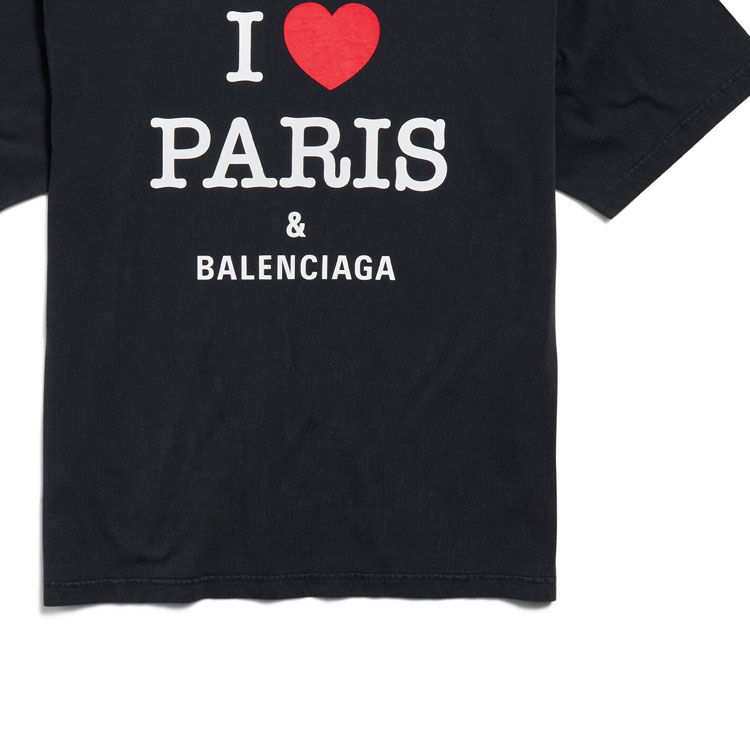 Kaos Pendek Balenciaga dengan Motif Gambar/Cetak, Cocok untuk Pria dan Wanita -BL-03