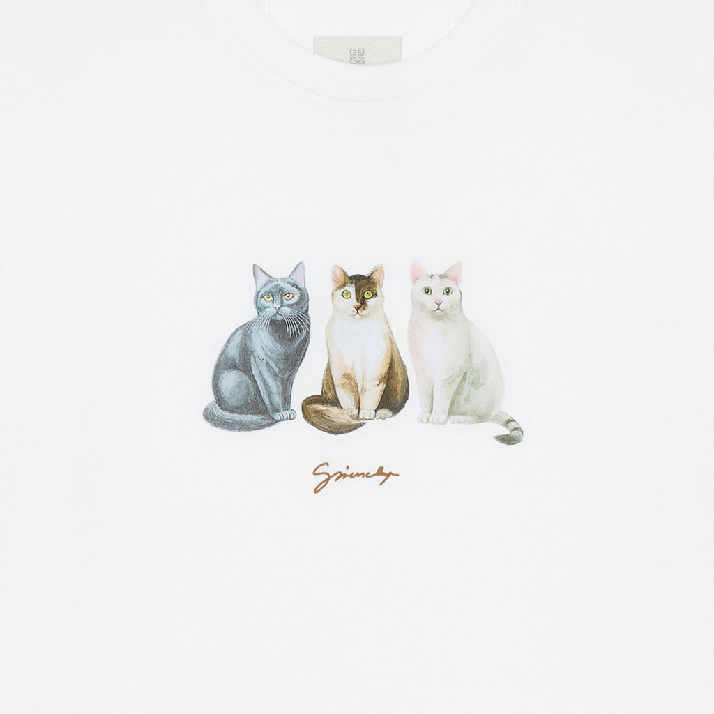 Kaos Givenchy Bermotif, Unisex -J-38