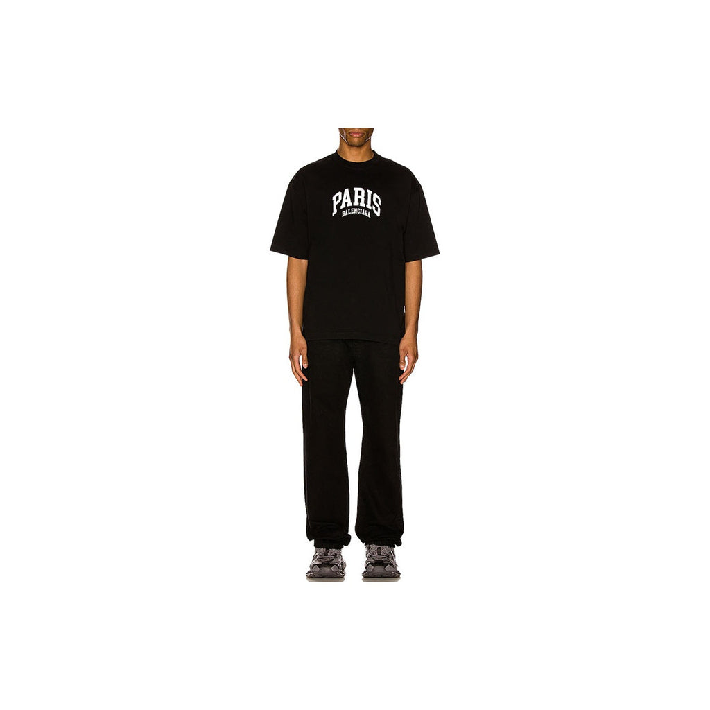 Kaos Pendek Balenciaga dengan Motif Gambar/Cetak, Cocok untuk Pria dan Wanita -BL-34