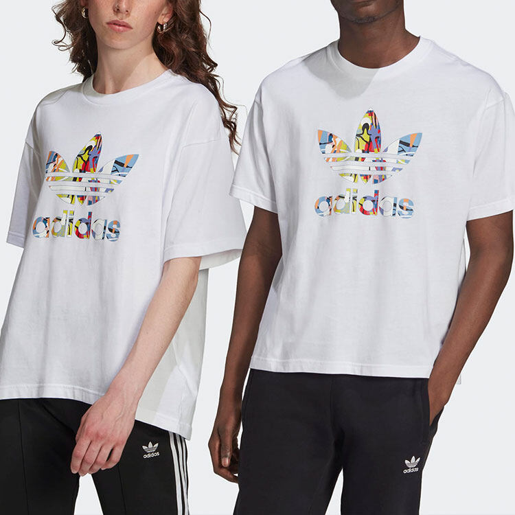adidas Kaos Logo Seri Huruf, Unisex, COD '" AD-2