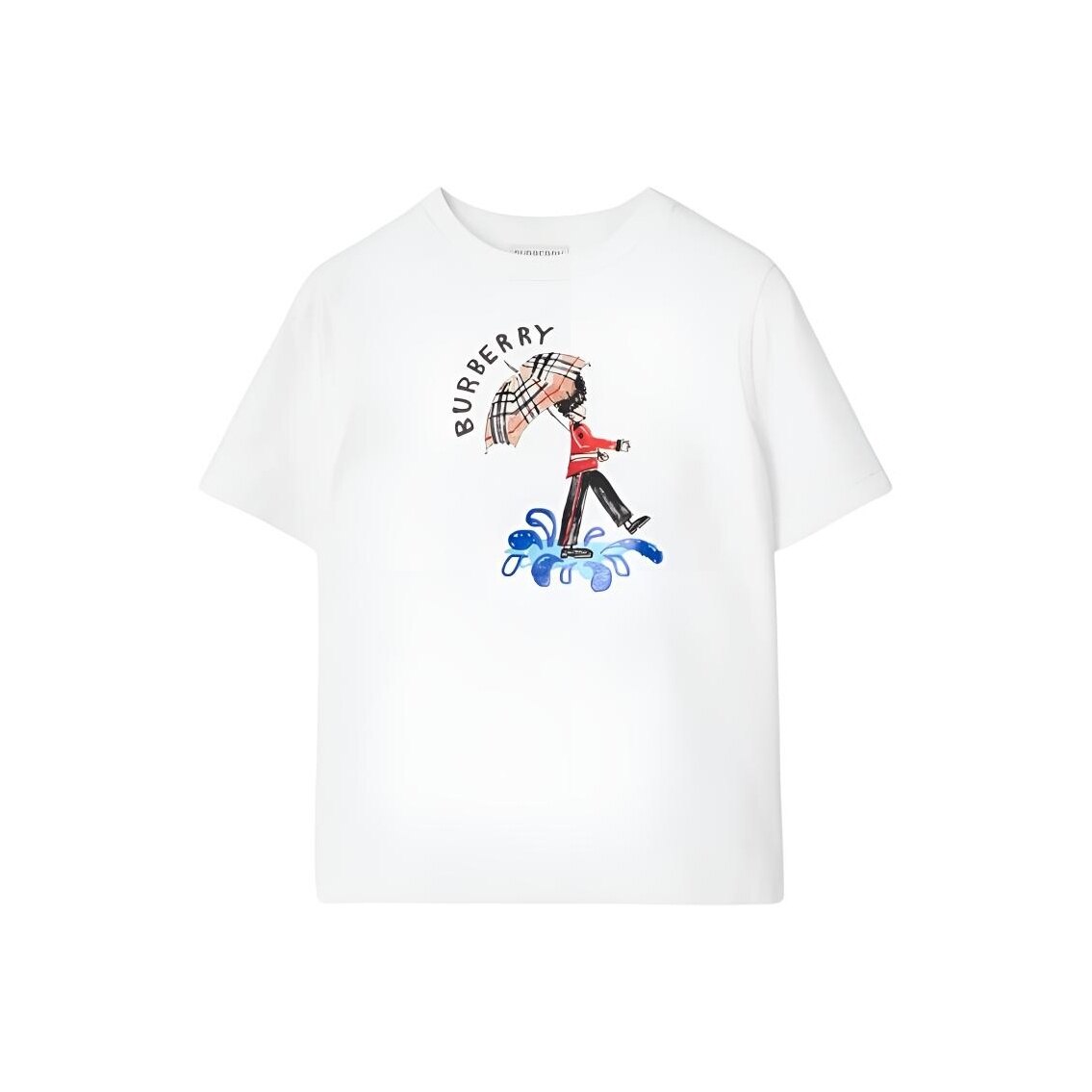 Burberry Kaos Logo Seri Huruf, Unisex, COD '"B-66
