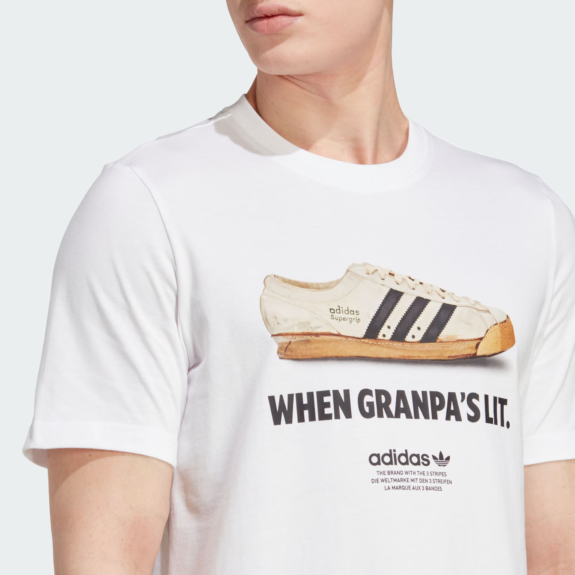 adidas Kaos Logo Seri Huruf, Unisex, COD '" AD-53