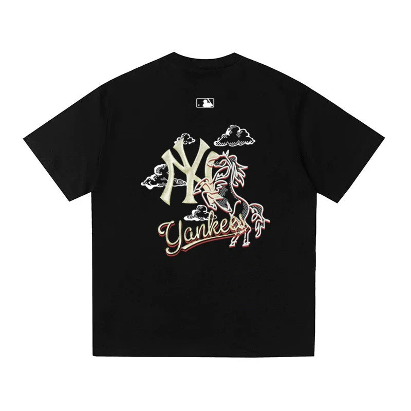 MLB Kaos Logo Seri Huruf, Unisex '"COD '" M-205 Ada 3 Pilihan Warna