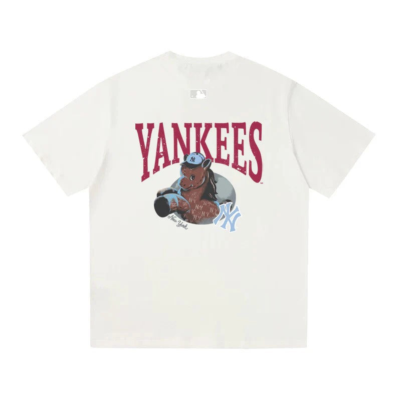 MLB Kaos Logo Seri Huruf, Unisex '"COD '" M-201 Ada 3 Pilihan Warna