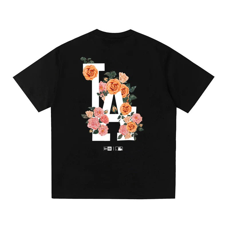MLB Kaos Logo Seri Huruf, Unisex '"COD '" M-207 Ada 3 Pilihan Warna